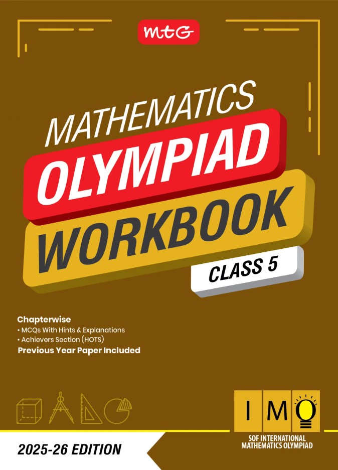 MTG International Mathematics Olympiad (IMO) Workbook for Class 5 - SOF Olympiad Preparation Books | 2025-2026 Edition